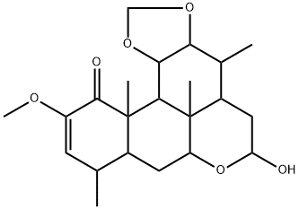 PICRASINOL B, 89498-91-9, 结构式
