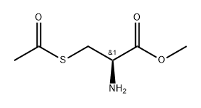 L-半胱氨酸,甲酯,乙酸酯(酯) 结构式