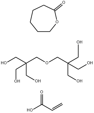 2-Oxepanone,homopolymer,ester with 2,2'-[oxybis(methylene)]bis[2-(hydroxymethyl)-1,3-propanediol],2-propenoate Structure