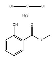 Benzoic acid, 2-hydroxy-, methyl ester, reaction products with sulfur and sulfur chloride (SCl2)  Structure