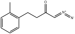 2-Butanone, 1-diazo-4-(2-methylphenyl)- Struktur