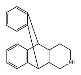 1,2,3,4,4a,5,10,10a-octahydro-5,10(1',2')-benzenobenz(g)isoquinoline Struktur