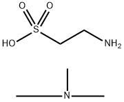 Ethanesulfonic acid, 2-amino-, N-C6-18 acyl derivs., compds. with trimethylamine Structure