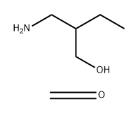 Formaldehyde, reaction products with 2-(aminomethyl)-1-butanol Struktur