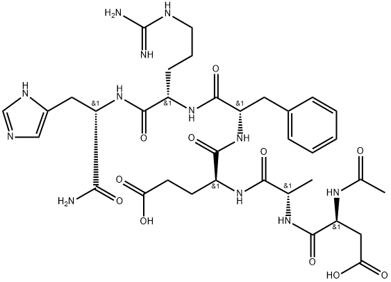 ACETYL-AMYLOID Β-PROTEIN (1-6) AMIDE, 903883-22-7, 结构式