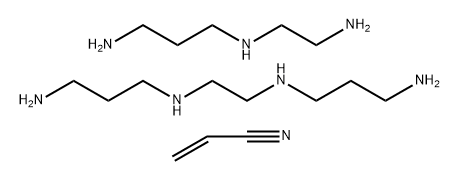 2-Propenenitrile, reaction products with N-(2-aminoethyl)-1,3-propanediamine and N,N''-1,2-ethanediylbis[1,3-propanediamine] Structure