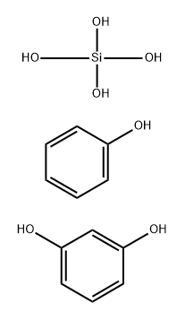 Silicic acid (H4SiO4), mixed esters with phenol and resorcinol Structure