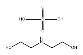 Sulfuric acid, mono(C14-18 and C18-unsatd. alkyl) esters, compds. with diethanolamine Structure