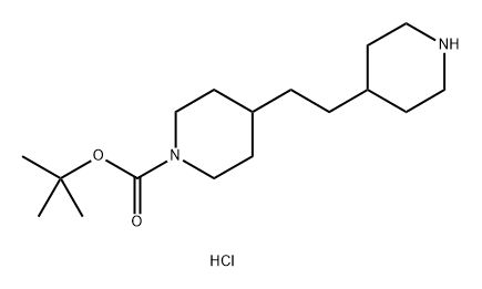 tert-butyl
4-[2-(piperidin-4-yl)ethyl]piperidine-1-carboxylate
hydrochloride 结构式