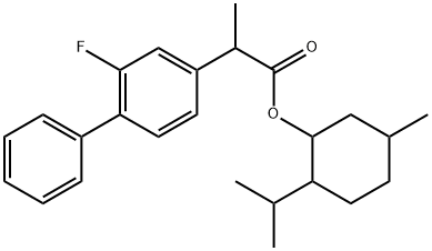 Flurbiprofen Impurity 14 (Menthyl Ester) Structure