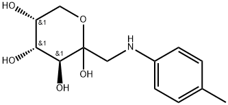 N-(4-methylphenyl)-1-deoxyfructosylamine Structure