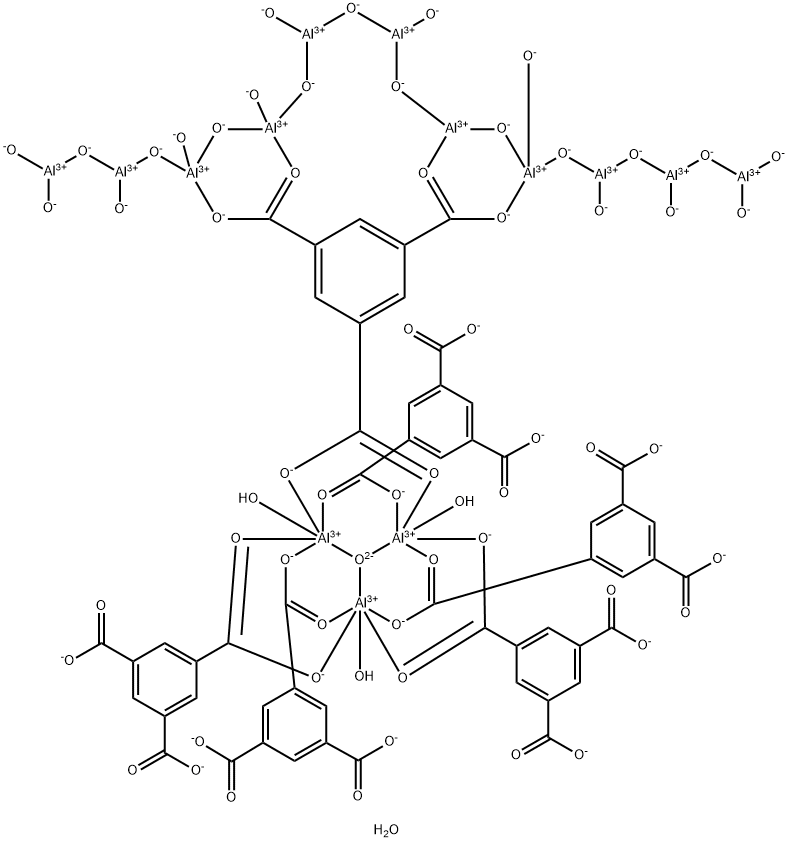 MIL-96(AL)金属有机骨架, 908831-43-6, 结构式