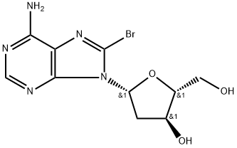 poly(8-bromodeoxyadenylic acid) 结构式