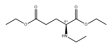 Glutamic acid, N-ethyl-, diethyl ester (3CI) Struktur