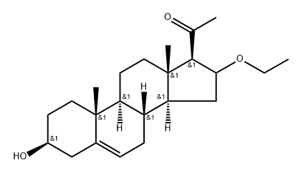 16-Dehydro Pregnenolone Acetate Impurity 12 Struktur