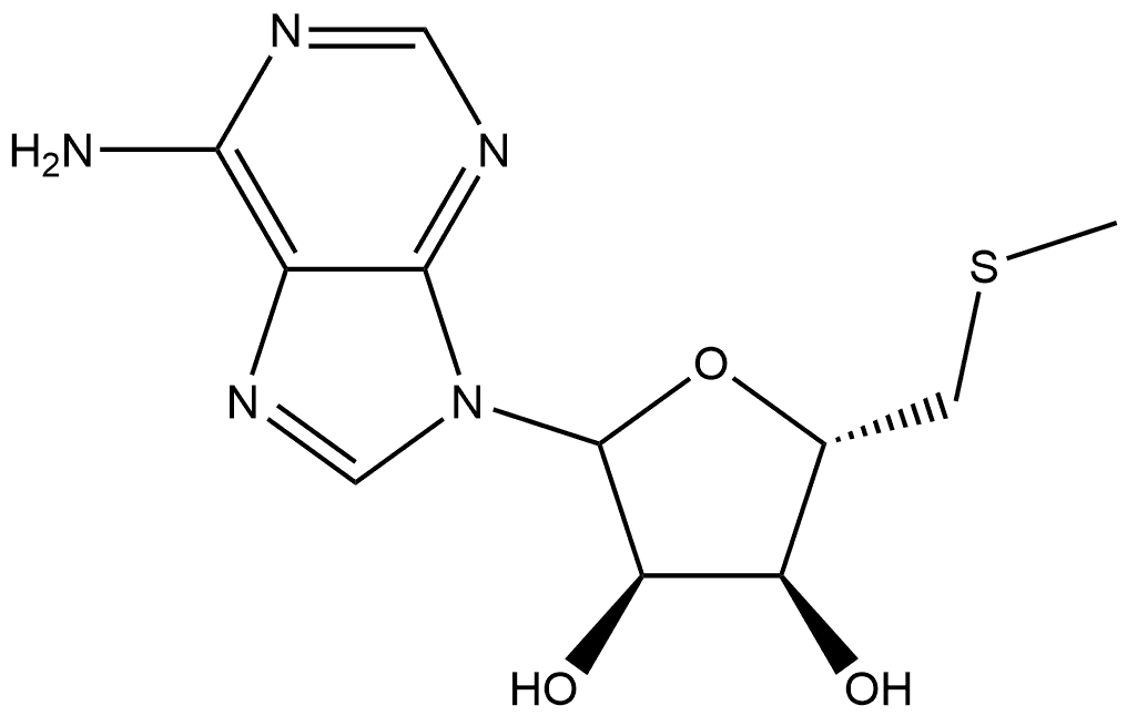 甲硫腺苷, 911667-93-1, 结构式