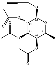 炔丙基2,3,4-三-O-乙酰基-Α-L-岩藻酚苷, 912343-81-8, 结构式
