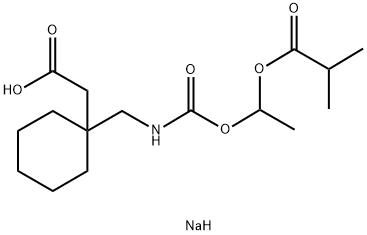 GABAPENTIN ENACARBIL SODIUM SALT,912486-72-7,结构式