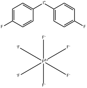 Iodonium, bis(4-fluorophenyl)-, hexafluorophosphate(1-) (1:1) 结构式