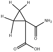 Cyclopropane-2,2,3,3-d4-carboxylic acid, 1-(aminocarbonyl)- (9CI)