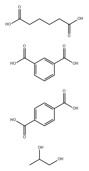 1,3-Benzenedicarboxylic acid, polymer with 1,4-benzenedicarboxylic acid, hexanedioic acid and 1,2-propanediol Structure