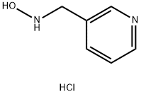 N-(吡啶-3-基甲基)羟胺盐酸盐 结构式
