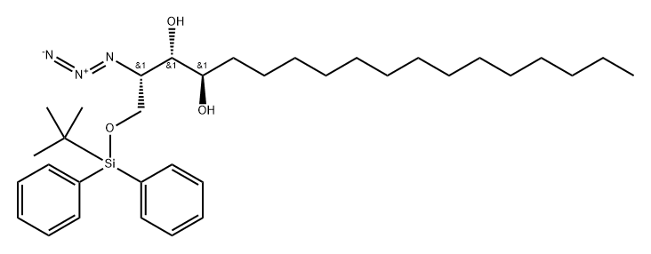 3,4-Octadecanediol, 2-azido-1-[[(1,1-dimethylethyl)diphenylsilyl]oxy]-, (2S,3S,4R)-