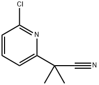 2-(6-Chloropyridin-2-yl)-2-methylpropanenitrile Structure