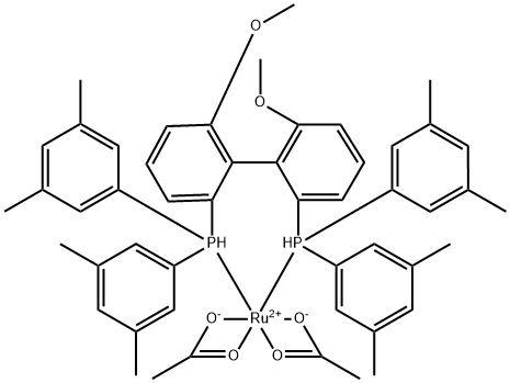 Bisacetato-[[(1R)-6,6'-dimethoxy-[1,1'-biphenyl]-2,2'-diyl]bis(dixylyl)phosphine]ruthenium(II)|Bisacetato-[[(1R)-6,6'-dimethoxy-[1,1'-biphenyl]-2,2'-diyl]bis(dixylyl)phosphine]ruthenium(II)