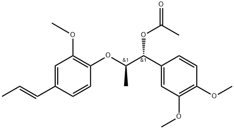 Acetylvirolin Structure