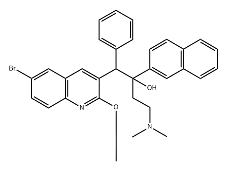 贝达喹啉杂质10, 916801-19-9, 结构式