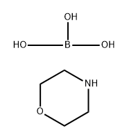 Boric acid (H3BO3), reaction products with morpholine 结构式