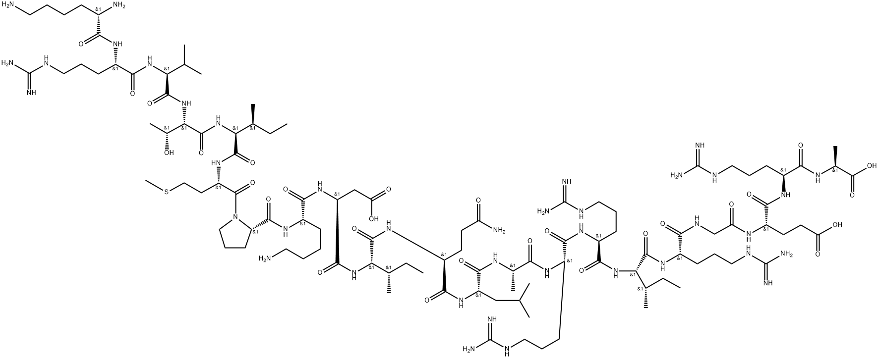 HISTONE H3 (116-136),C116-136, 917103-17-4, 结构式