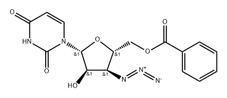 Uridine, 3'-?azido-?3'-?deoxy-?, 5'-?benzoate,917239-21-5,结构式