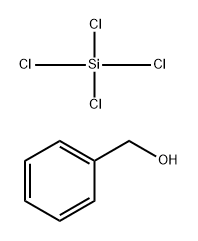 Benzenemethanol, reaction products with tetrachlorosilane Structure