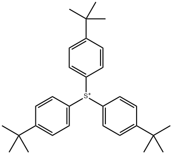 Sulfonium, tris[4-(1,1-dimethylethyl)phenyl]- Structure
