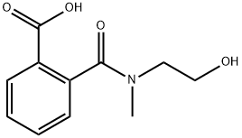 Benzoic acid, 2-[[(2-hydroxyethyl)methylamino]carbonyl]- Struktur