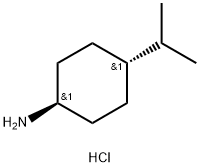 Cyclohexanamine, 4-(1-methylethyl)-, hydrochloride (1:1), trans- Structure