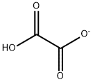 oxalate(1-) 化学構造式