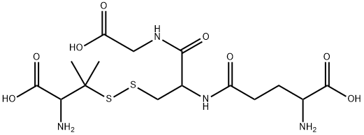 penicillamine-glutathione mixed disulfide Structure