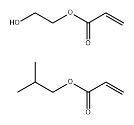 2-Propenicacid 2-hydroxyethyl ester polymer with 2-methylpropyl 2-propenoate Struktur