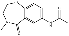 N-(4-methyl-5-oxo-2,3,4,5-tetrahydrobenzo[f][1,4]oxazepin-7-yl)acetamide Structure