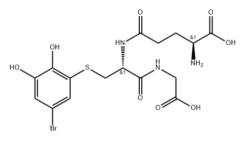 6-(glutathion-S-yl)-4-bromocatechol Structure