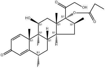 Diflorasone 17-propionate Struktur