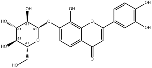 2-(3,4-dihydroxyphenyl)-7-(β-D-glucopyranosyloxy)-8-hydroxy-4H-1-benzopyran-4-one|3',4',8-三羟基黄酮-7-O-Β-D-葡萄糖苷
