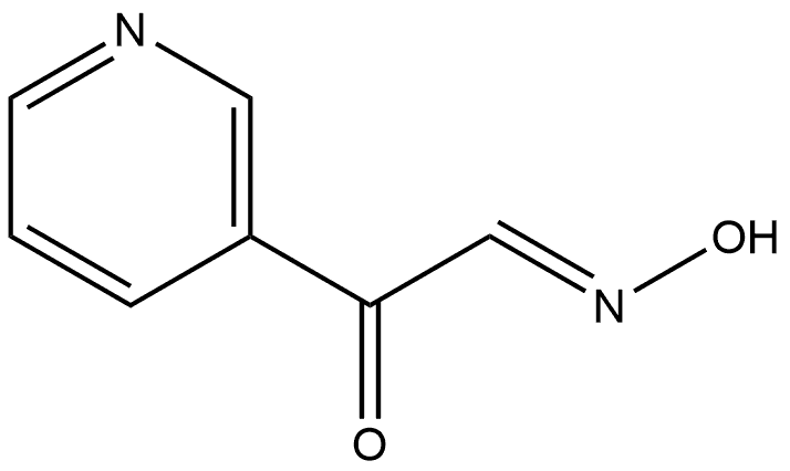 3-Pyridineacetaldehyde, α-oxo-, aldoxime, (E)- (9CI)