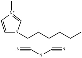 1-己基-3-甲基咪唑二氰胺盐, 927902-57-6, 结构式