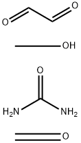脲与甲醛、乙二醛和甲醇的反应产物, 92908-36-6, 结构式
