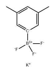 3.5-二甲基苯基三氟硼酸钾, 929626-19-7, 结构式