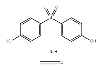 Formaldehyde, reaction products with 4,4'-sulfonylbis[phenol] disodium salt Struktur